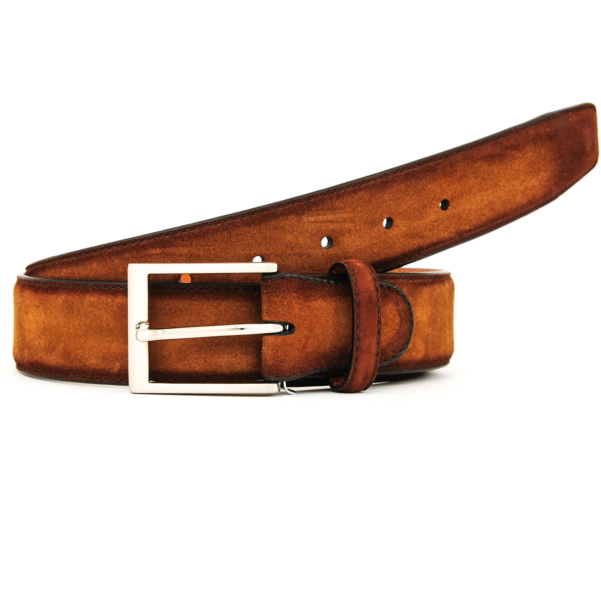 Buy Magnanni Belt Suede Cognac (30943) | Voustenmgn.com