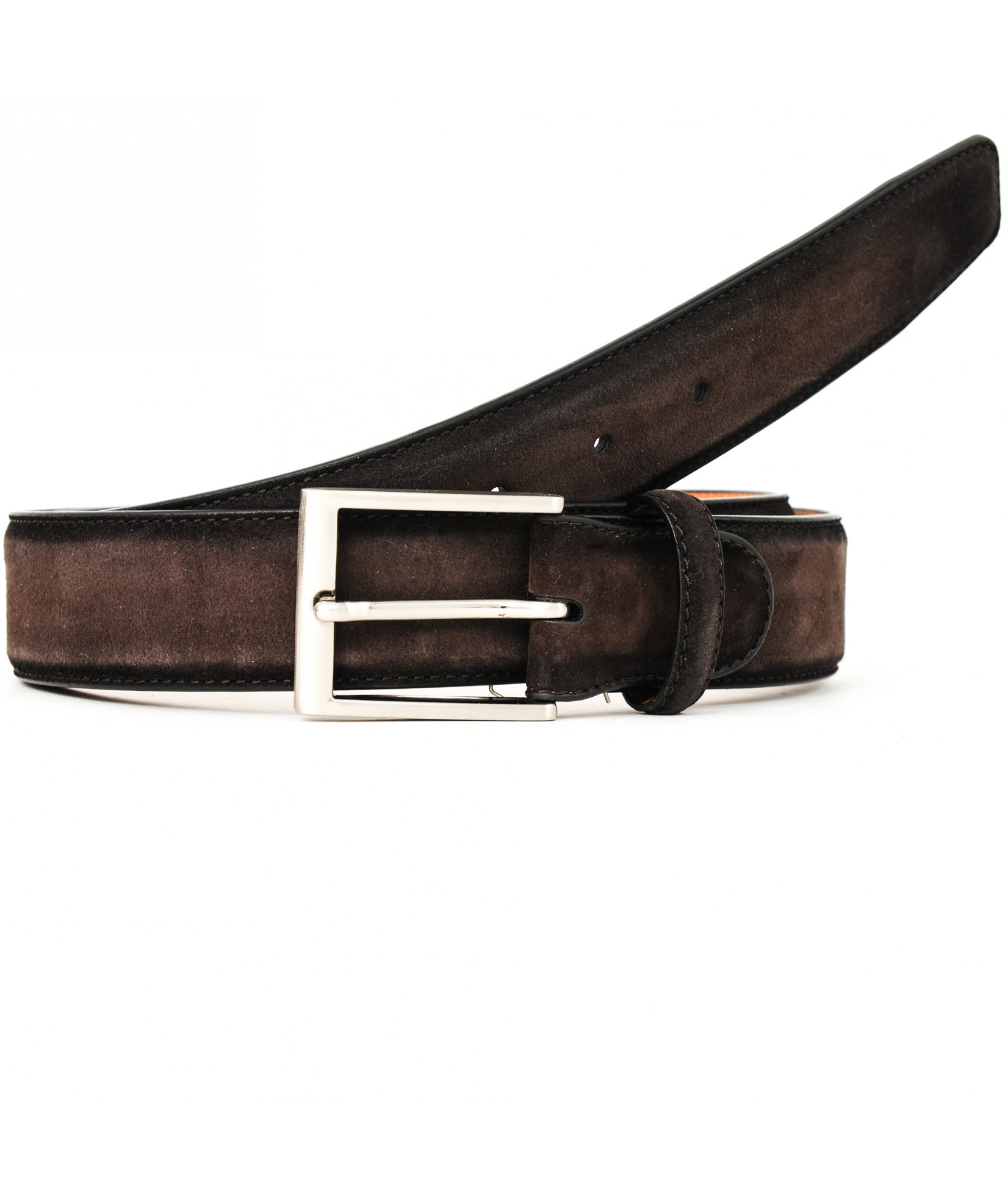 Magnanni Ceinture En Suède Marron (30944)