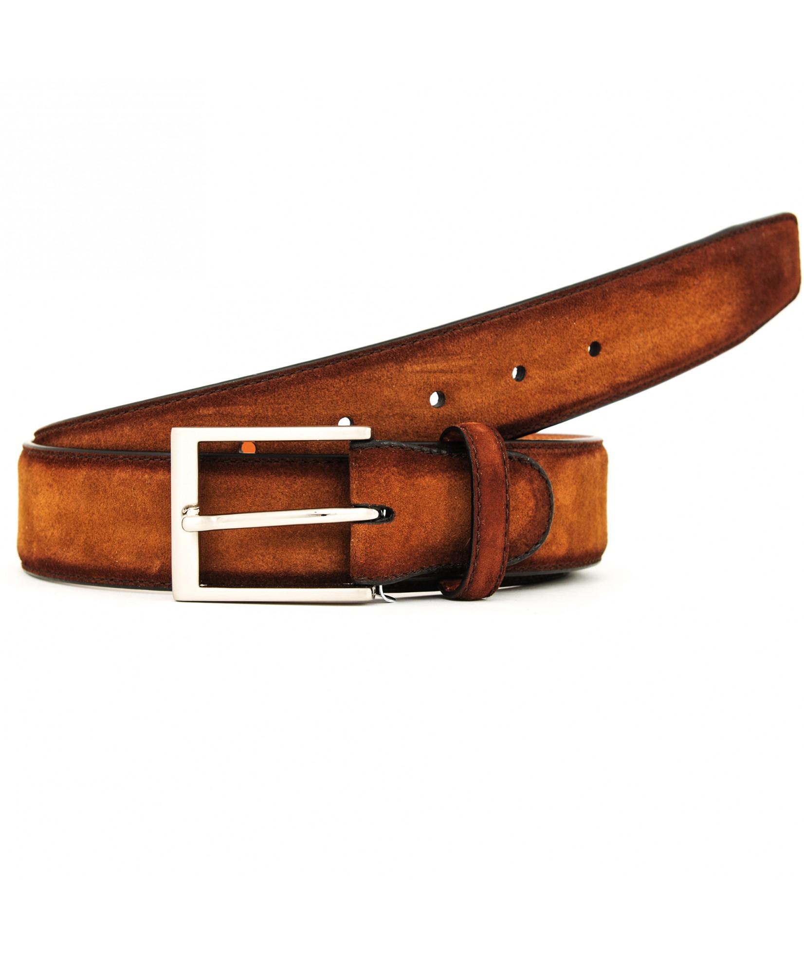 Magnanni Ceinture En Suède Cognac (30943)